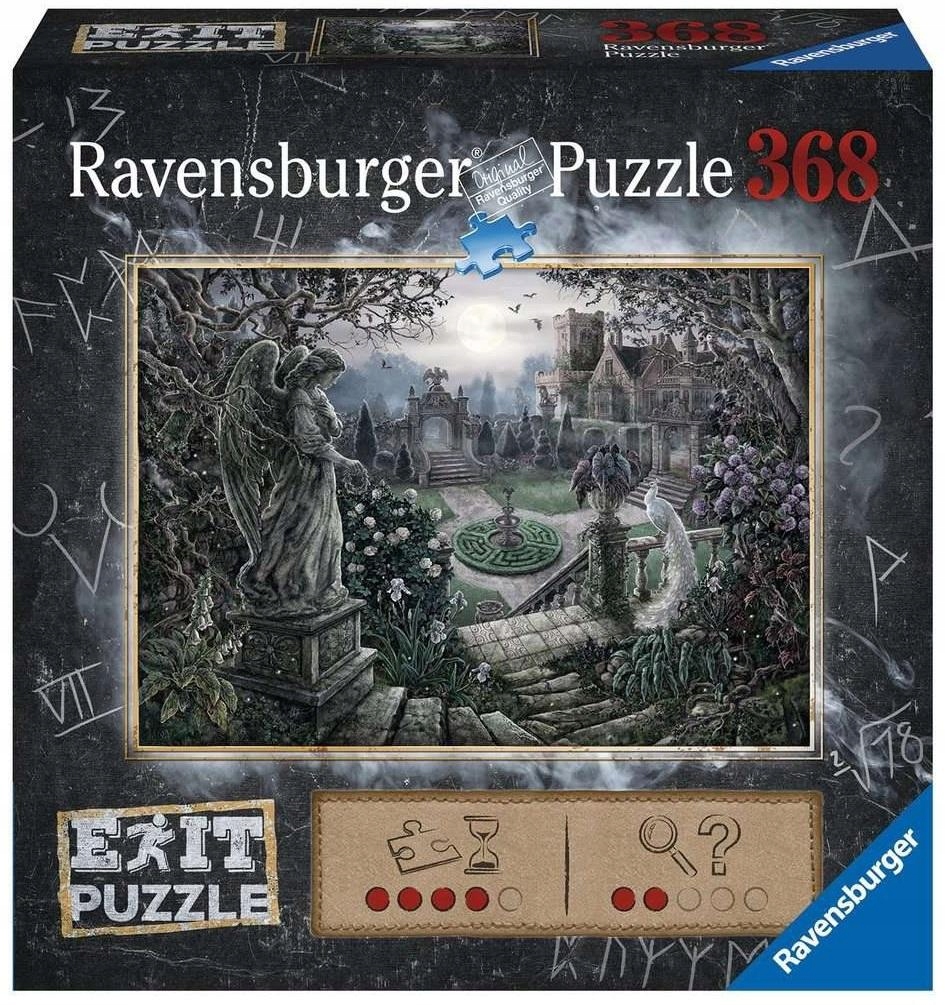 Relaxační Puzzle pro skládání Logická Hra Sada Obraz Sever V Zahradě