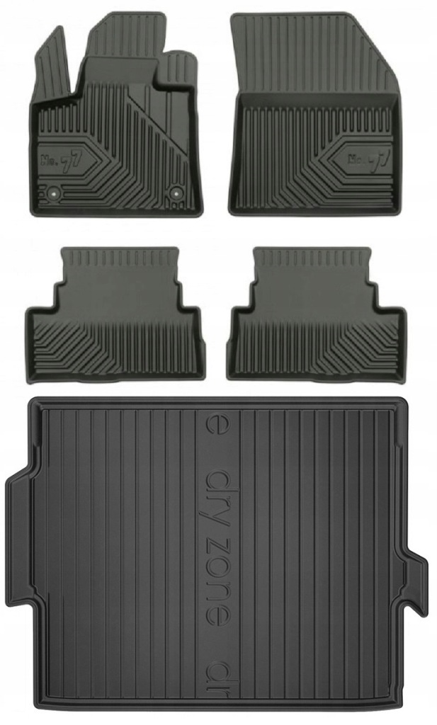 Set 77 Koberce a rohože Opel Grandland X od 2017- g