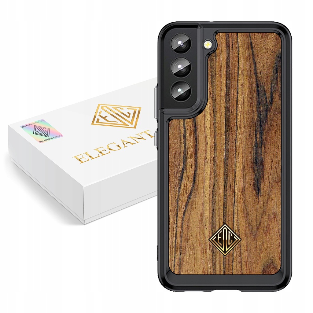 Pouzdro Pro Samsung S23 Kryt Luxusní Přírodní Dřevo Originální
