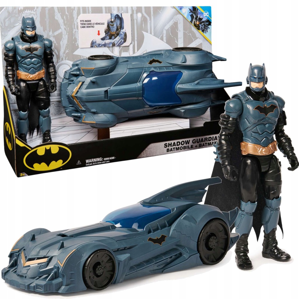 Batman Batmobile Vozidlo A Figurka 30 CM DC Comics Sada
