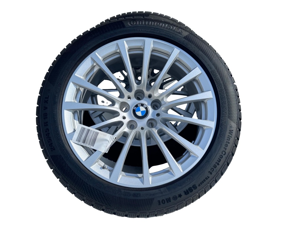 Bmw 5 G30 G31 7 G11 Felgi Koła Zimowe 245/45R18 Continental WinterContact — zdjęcie 3