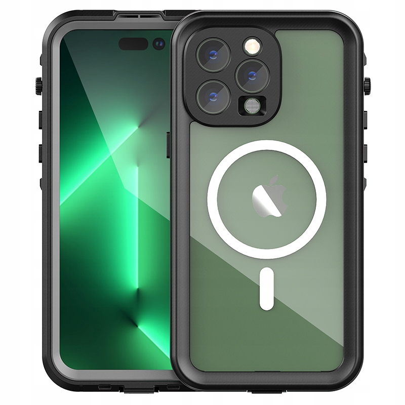 Pouzdro Pro Iphone 14 Pro Pancéřové 360° Vodotěsné S Nožkou