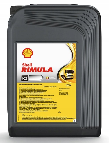 ulei de motor mineralny Shell 20 l 10W