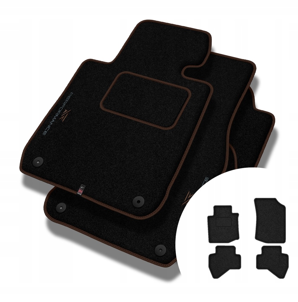 Velurové koberce Performance pro Toyota Aygo I 2005-2014