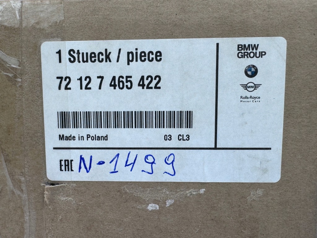 Bmw 1 F40 Airbag Poduszka Fotela Prawa 7465422 Nowa Oryginał — zdjęcie 8