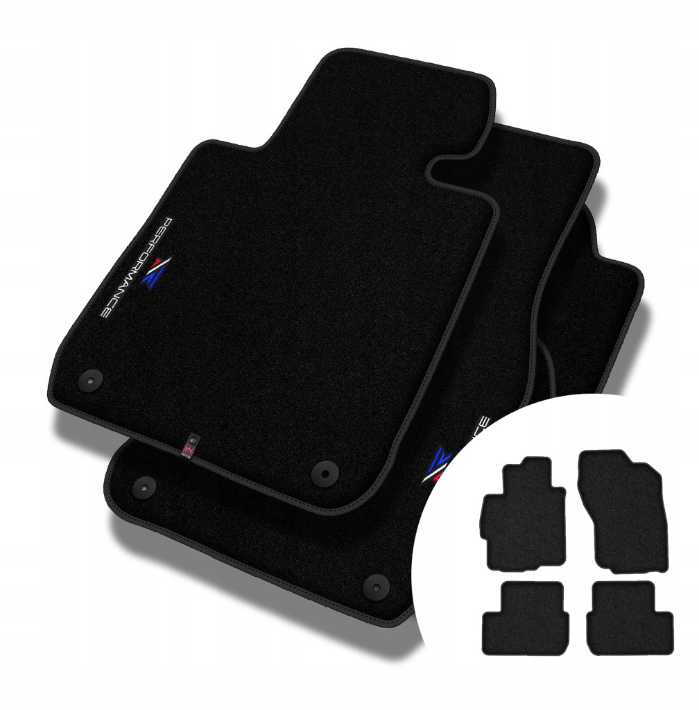 Velurové koberce Performance pro Mitsubishi Lancer Evolution X 2007-2015