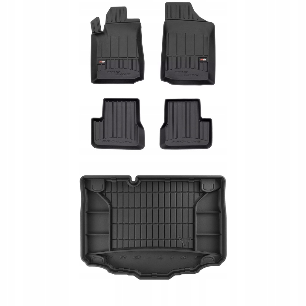 3D gumová sada koberců a rohožek Citroen C3 I 2002-2009 Hatchback