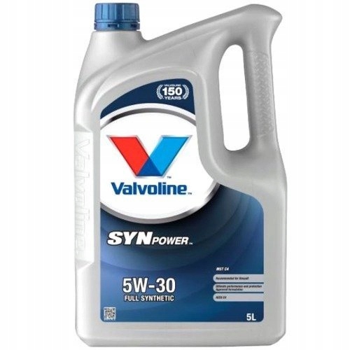 Zdjęcie okazji: Valvoline 5W30 5L. Synpower Mst C3 Silnikowy Olej