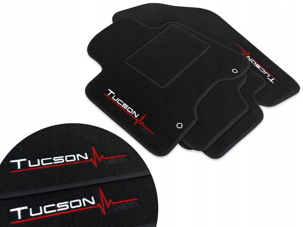 Velurové Koberce Hyundai Tucson I (2004-2010) 2x Tucson Edition