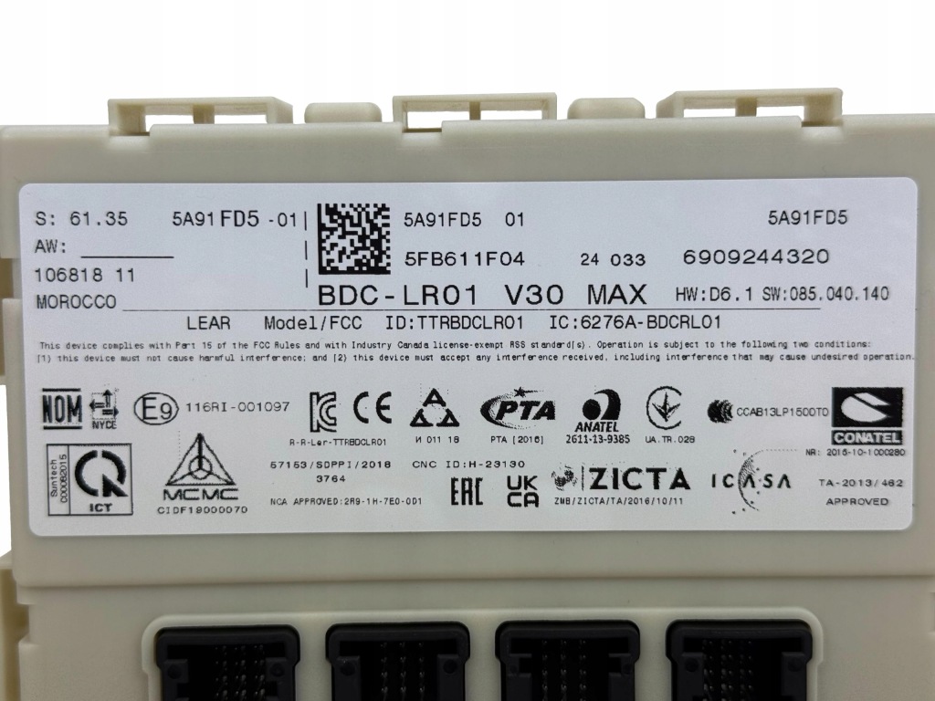 BMW F15 F45 F85 I01 I12 MINI F54 F55 F57 F60 Sterownik Moduł BDC 5A91FD5 — zdjęcie 7