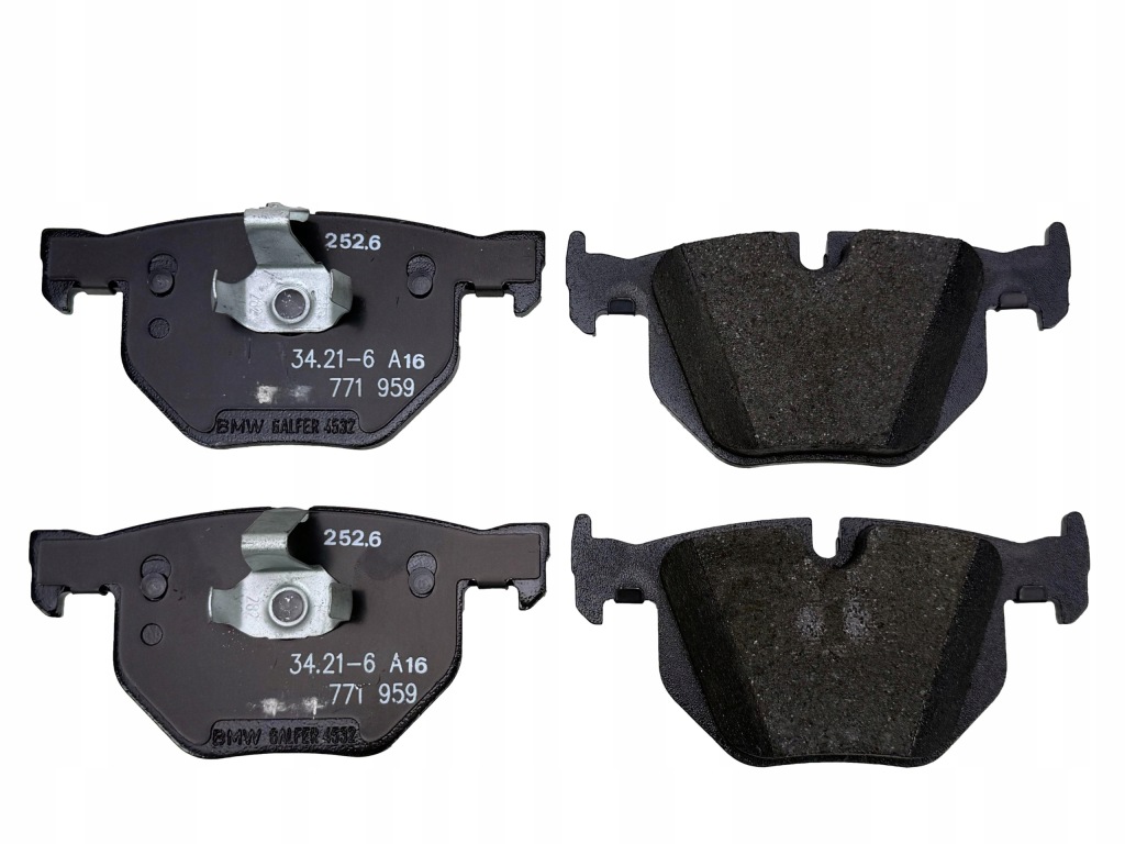 Bmw X5 F15 X6 F16 Klocki Hamulcowe Tylne Z Czujnikiem OE 34212413041 — zdjęcie 3