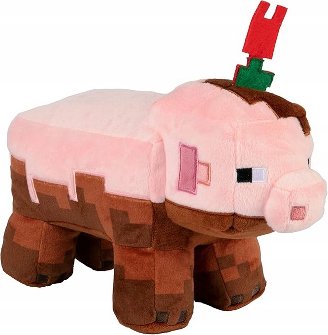 Minecraft Plyšová Plyšák Hračka Velké Prasátko