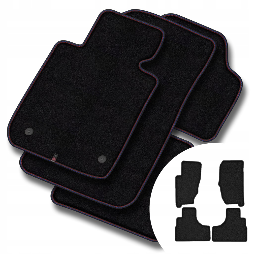 Velurové koberce Premium pro Jeep Cherokee III (kj) 2001-2007