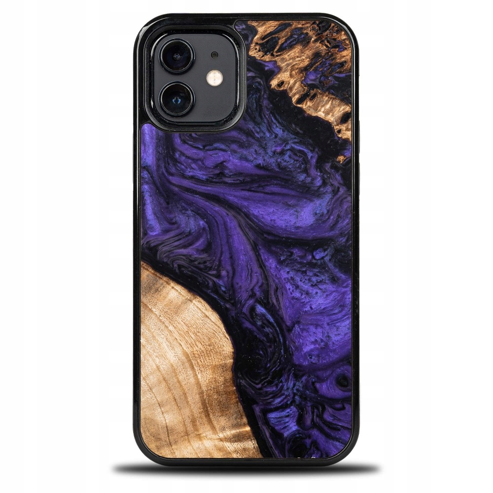 Pouzdro Bewood Unique pro iPhone 12 12 Pro fialové