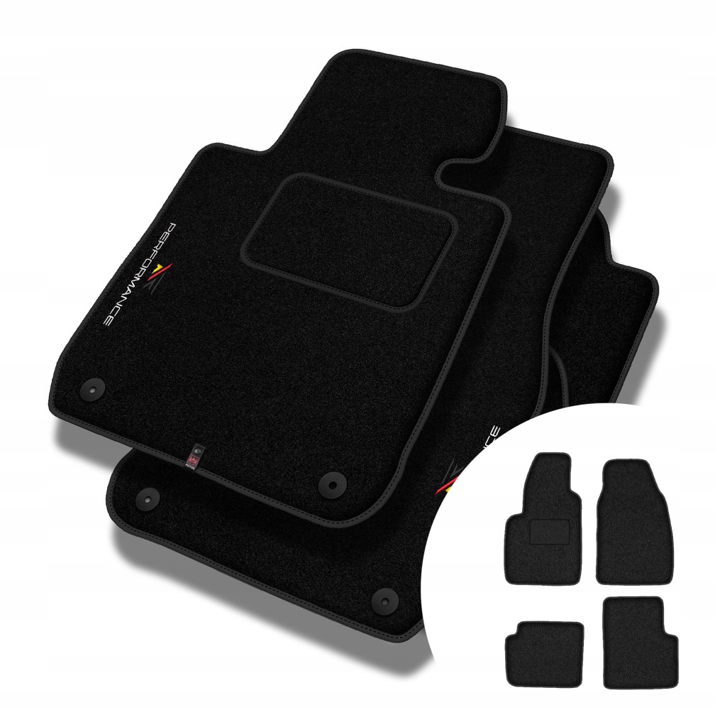 Velurové koberce Performance pro Fiat 500 od roku 2020