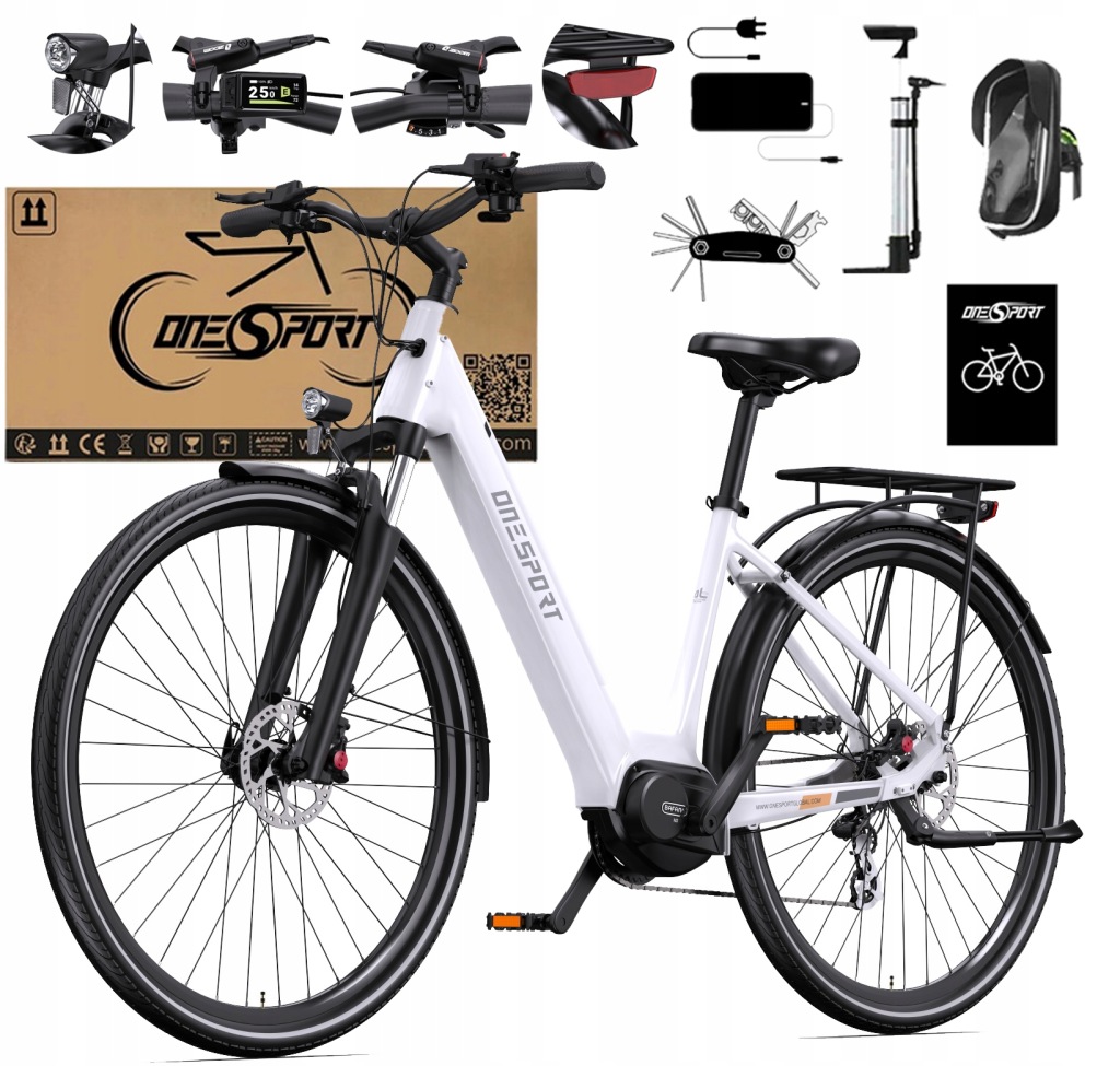 Elektrokolo Onesport OT07 250W 14AH 25KM/H 110KM Pánské/Ženské Pl