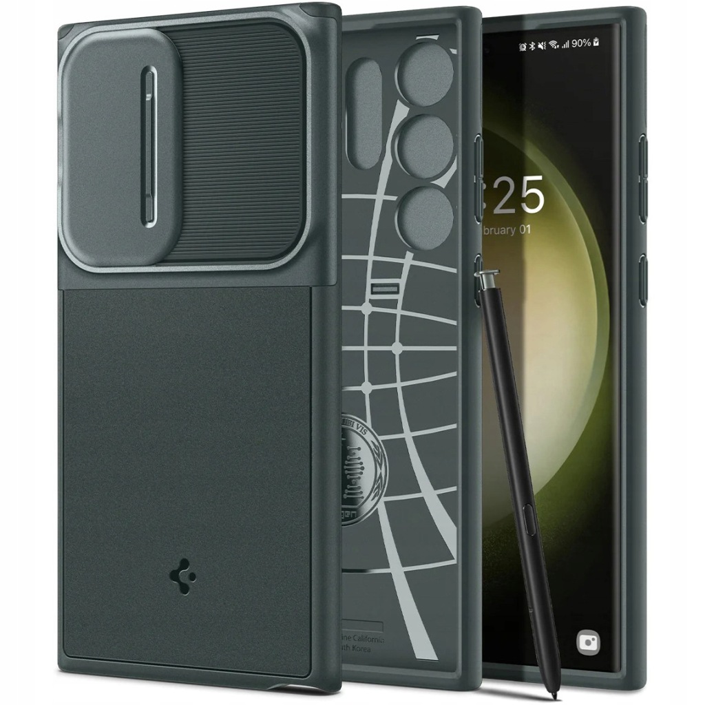 Pouzdro pro Galaxy S23 Ultra, Spigen Optik Armor, pouzdro