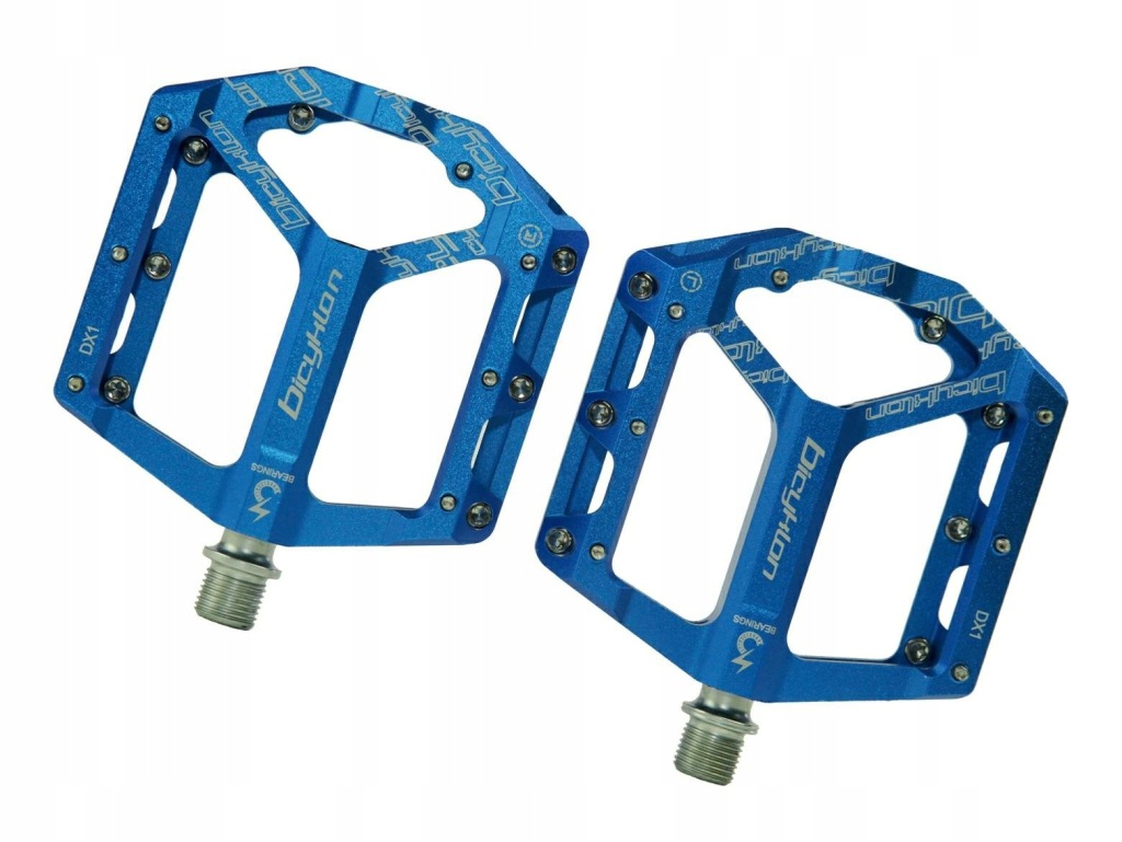 Pedály Bicyklon DX1 modré platformy #dh Fr Dirt Enduro