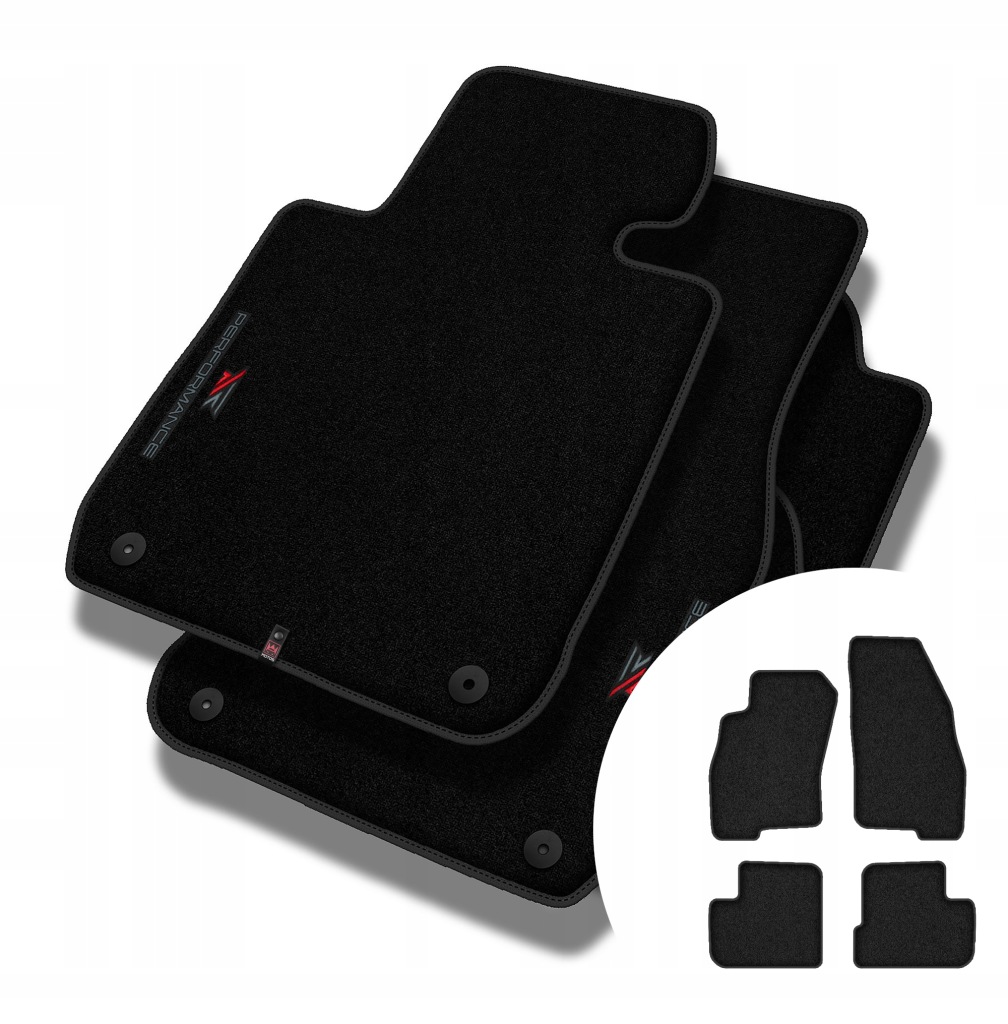 Velurové koberce Performance Premium pro Fiat Grande Punto 2005-2012