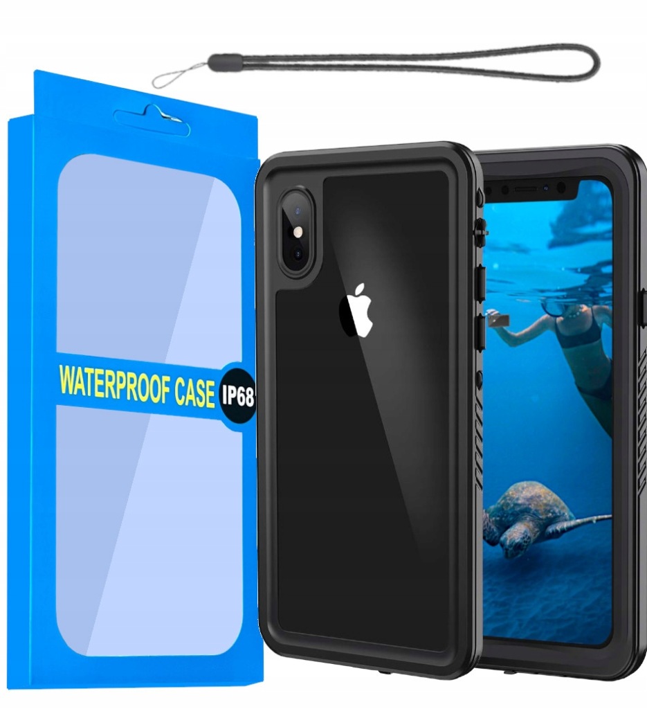 Pouzdro Vodotěsné Pouzdro Water Case 360 IP68 Pancerne Pro Iphone X Xs