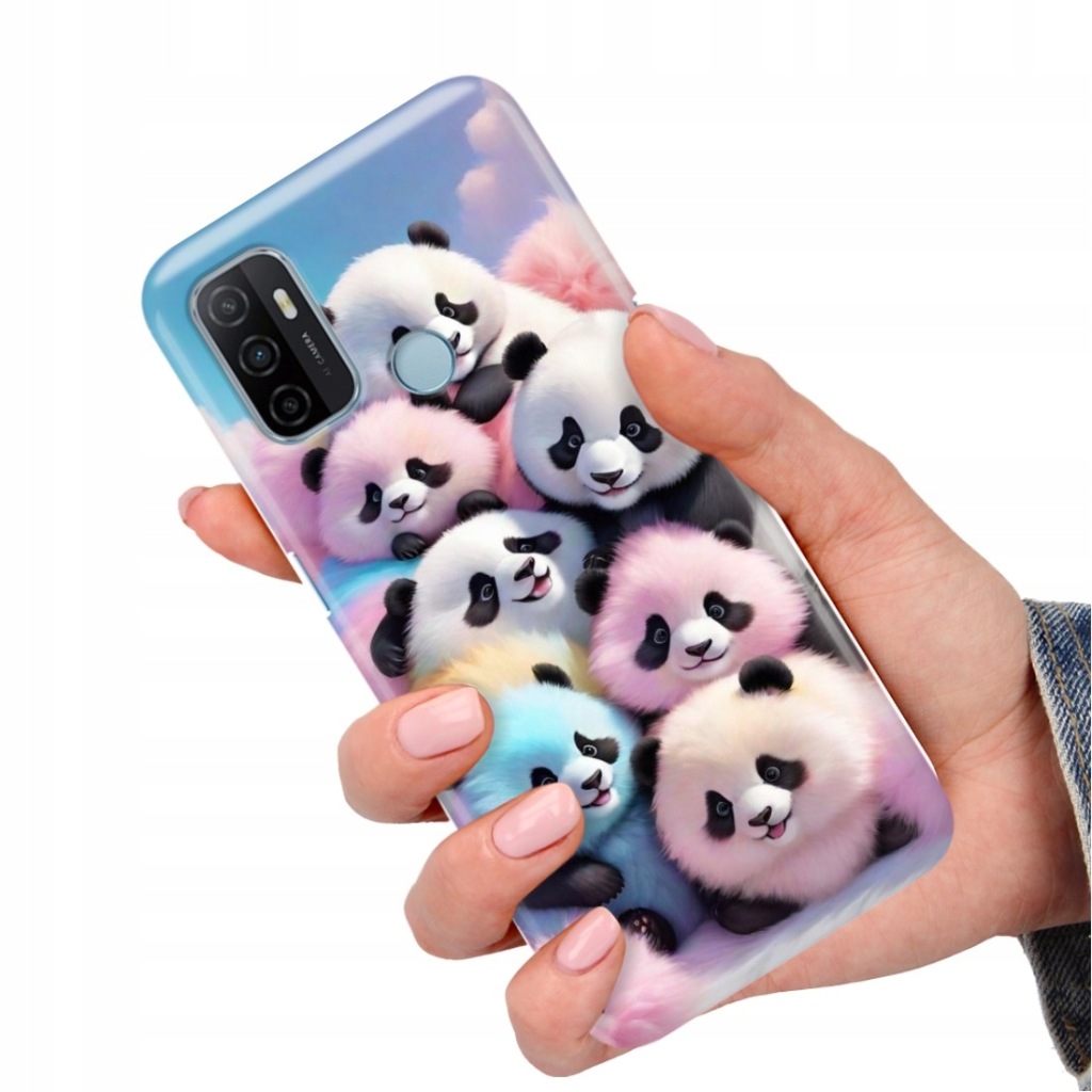 Pouzdro pro Oppo A53 Kryt Case Sweet Animal Zvířátka Psi Kočky Módní vzory