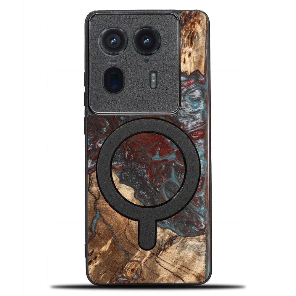 Pouzdro Bewood Unique pro Motorola Edge 50 Ultra Planets Pluto s MagSafe