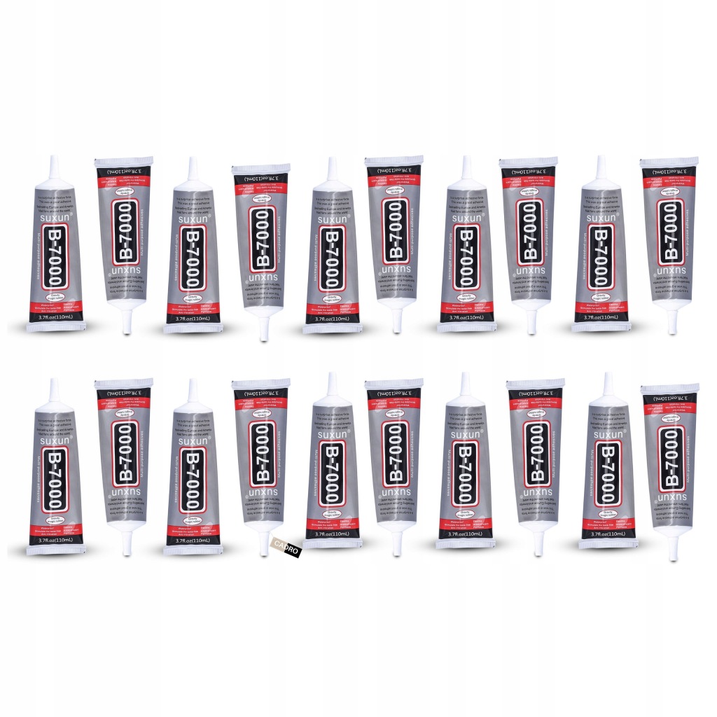 20 x Montážní lepidlo B-7000 110 ml silný LCD pro univerzální displeje