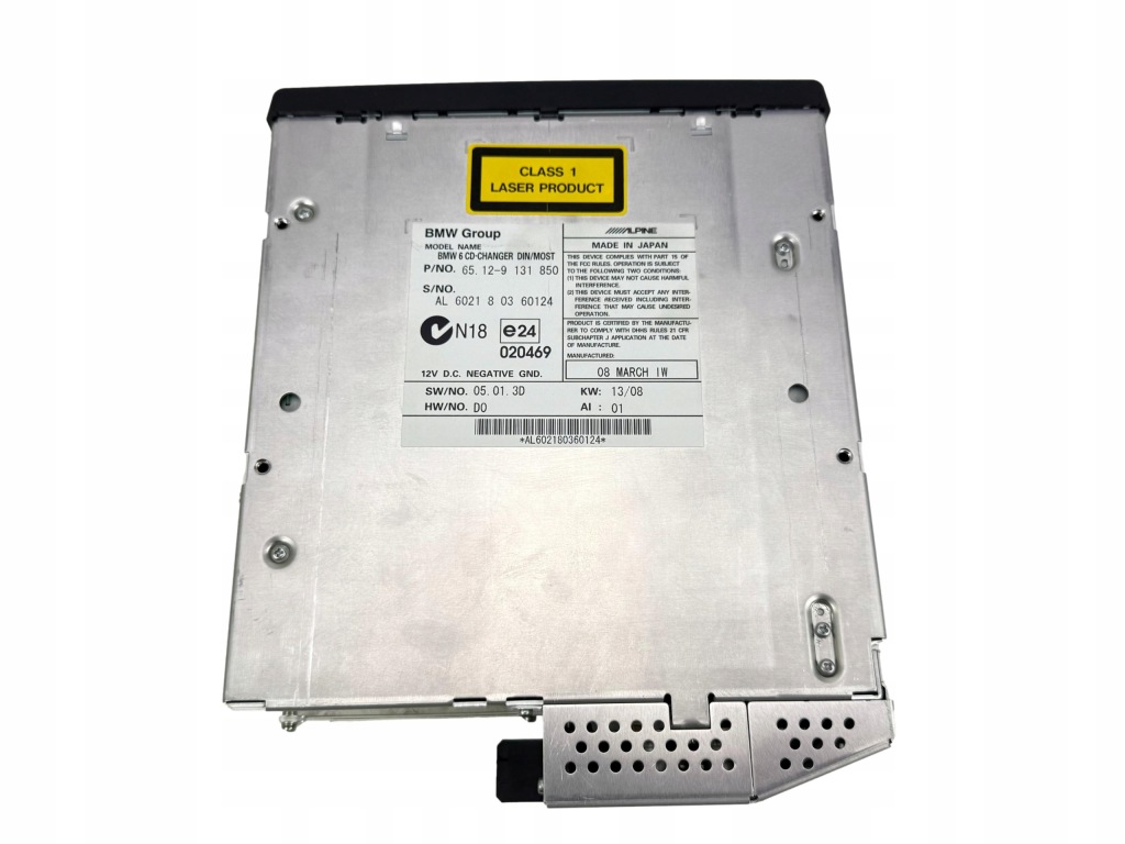 Bmw E60 E61 Lci Zmieniarka Alpine CD Nowa Oe 65120390523 — zdjęcie 4