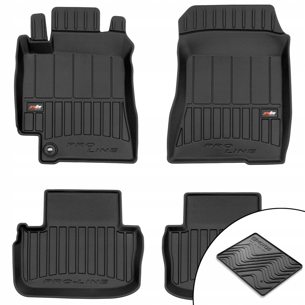 Gumové 3D koberce Lexus Is I 1998-2005 podložka bonus
