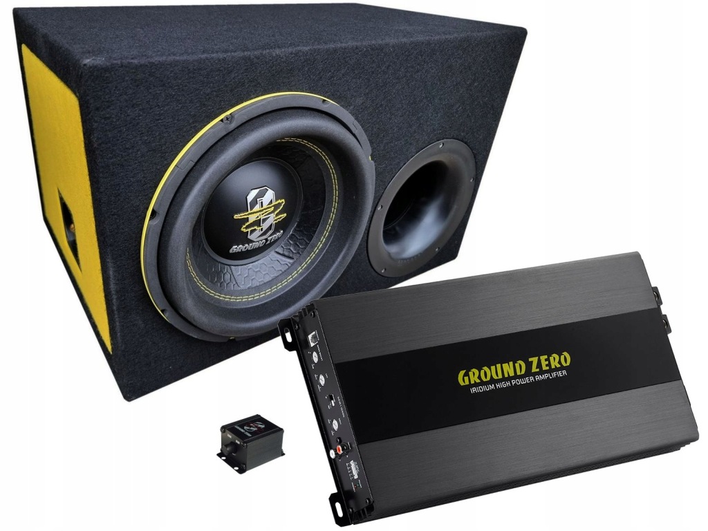 Ground Zero Gzrw 10XSPL D2 Bass Kit subwoofer 25 cm