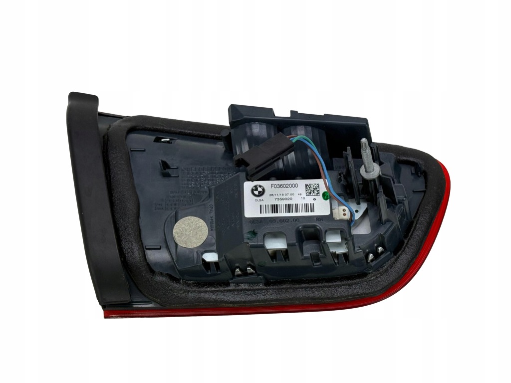 BMW 1 F20 Lci F21 Lci Lampa Tylna Prawa w Klapę OE 7359020 — zdjęcie 3