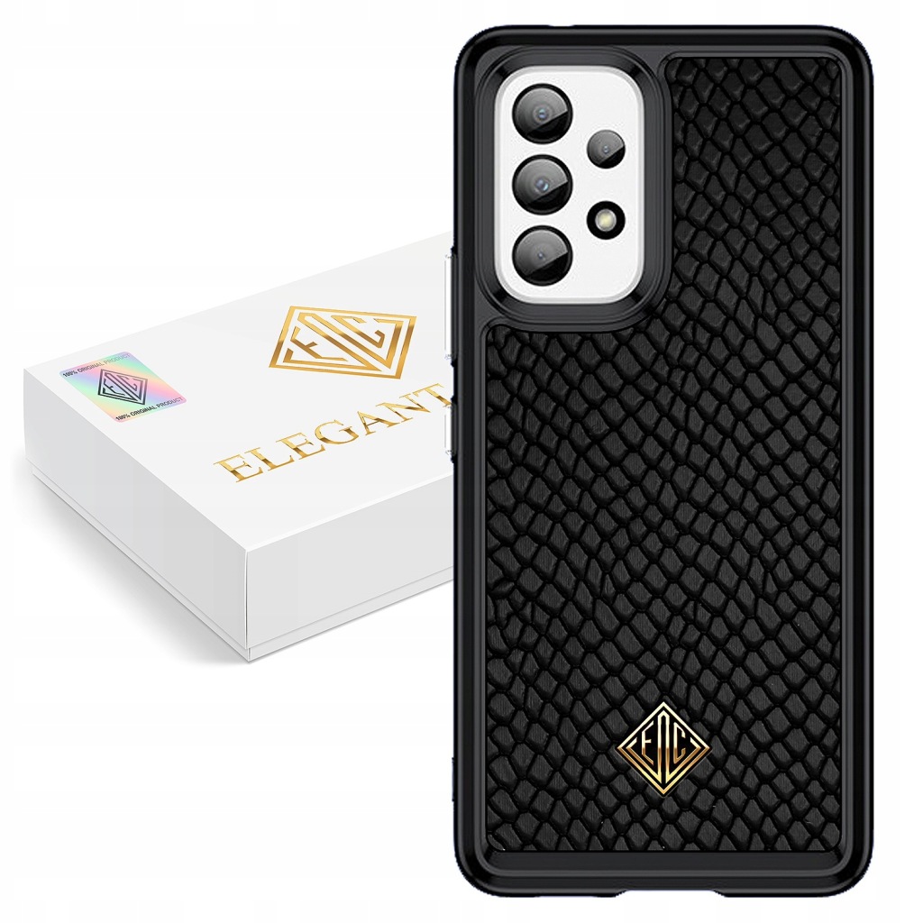 Pouzdro Pro Samsung A53 5G Kryt Luxusní Přírodní Kůže Originální