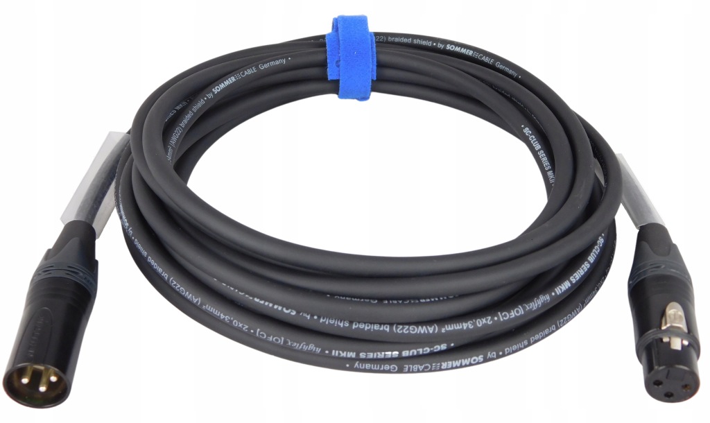 Sommer Club Mikrofonní Kabel Xlr Neutrik 25 m