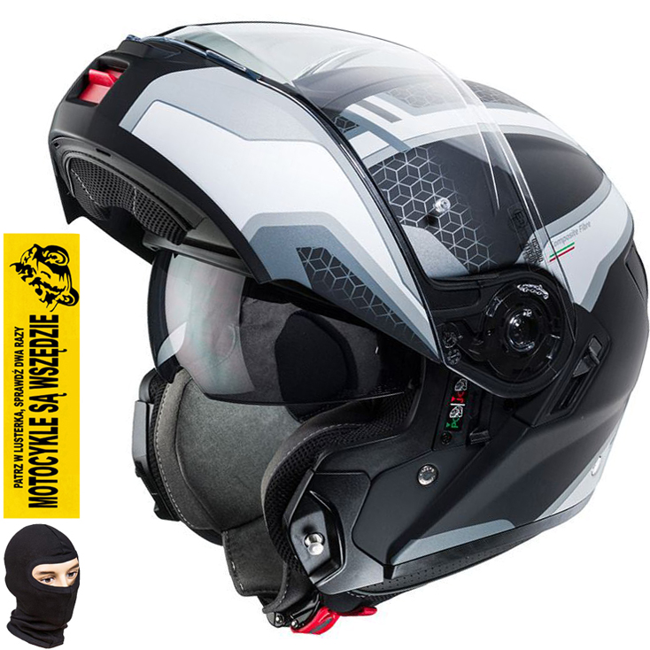 Zdjęcie okazji: Caberg Kask Motocyklowy Szczękowy Z Blendą Levo Sonar Gray M