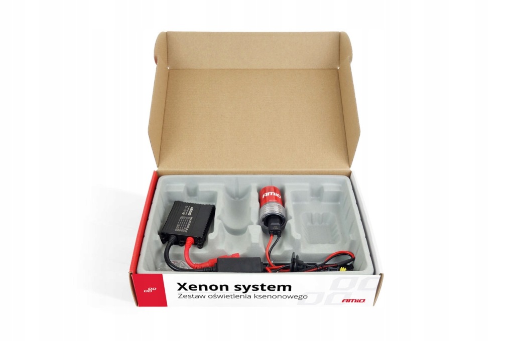 Sada hid motocyklový skútr slim H8 H9 H11 6000K AMIO-01183