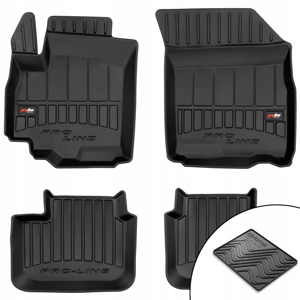 Gumové 3D koberce Suzuki Swift IV 2004-2010 rohož bonus