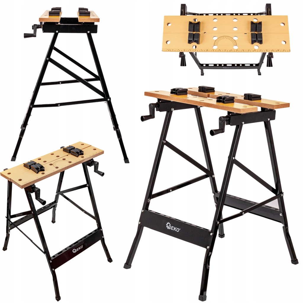 Regulovatelný Skládací Pracovní Stůl 100 Kg 560 x 780 x 620 mm