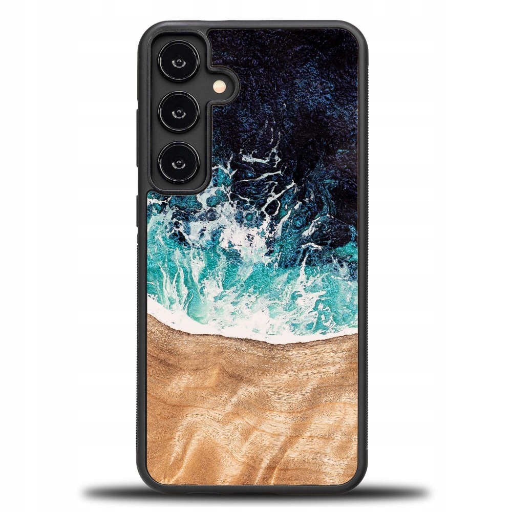 Pouzdro Bewood Unikátní pro Samsung Galaxy S24 Fe Ostrov snů