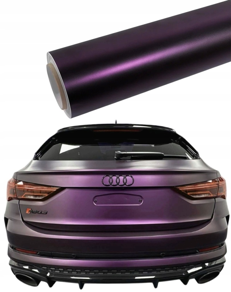 Fólie Fialová Diamantová Perla 2m x 152cm Automobilová Pet Fialová Okleina Matná