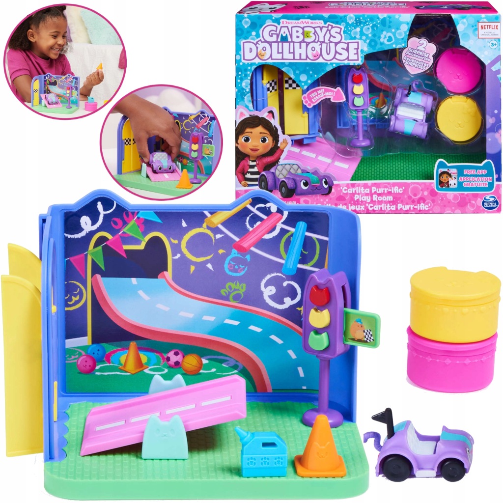 Gábinin Kouzelný Domek Set Pokoj Ulice Figurka Auto Kocifura Překvapení