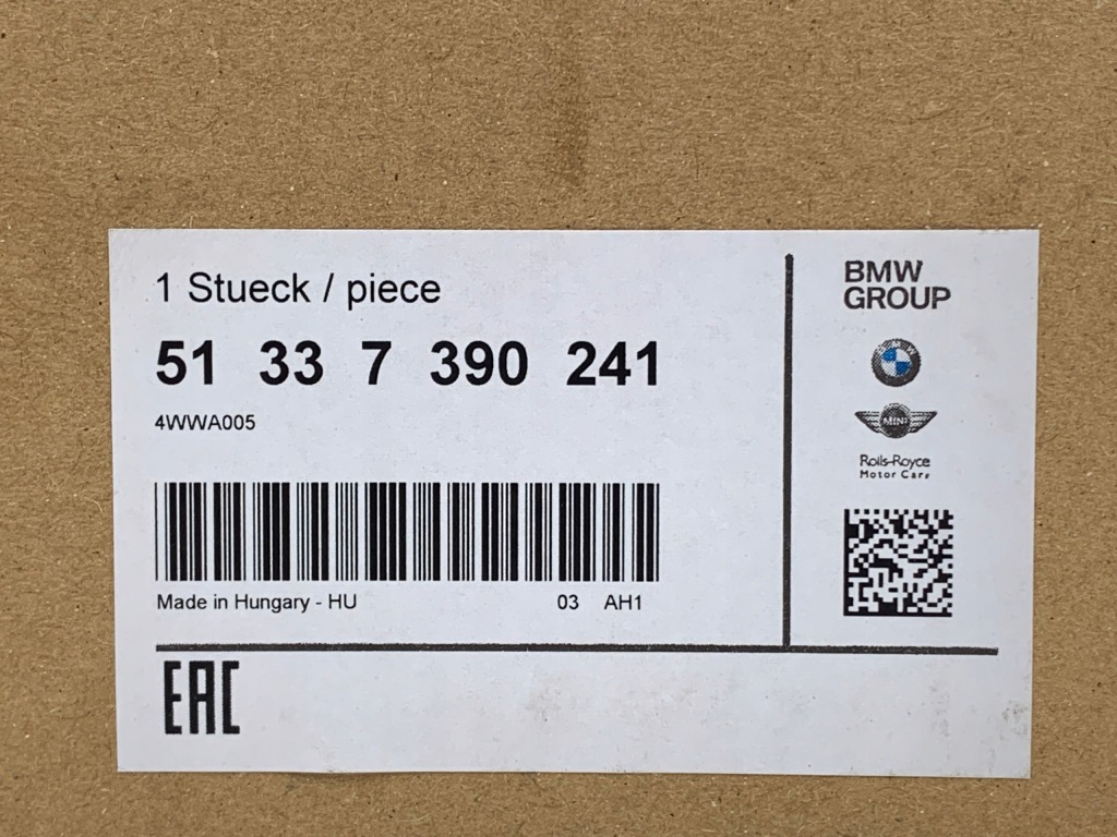 MINI Countryman F60 Podnośnik Mechanizm Szyby Lewy Przód Nowy OE 7390241 — zdjęcie 8