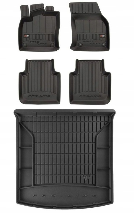 Set 3D gumové rohože Škoda Kodiaq od roku 2016 5 osob
