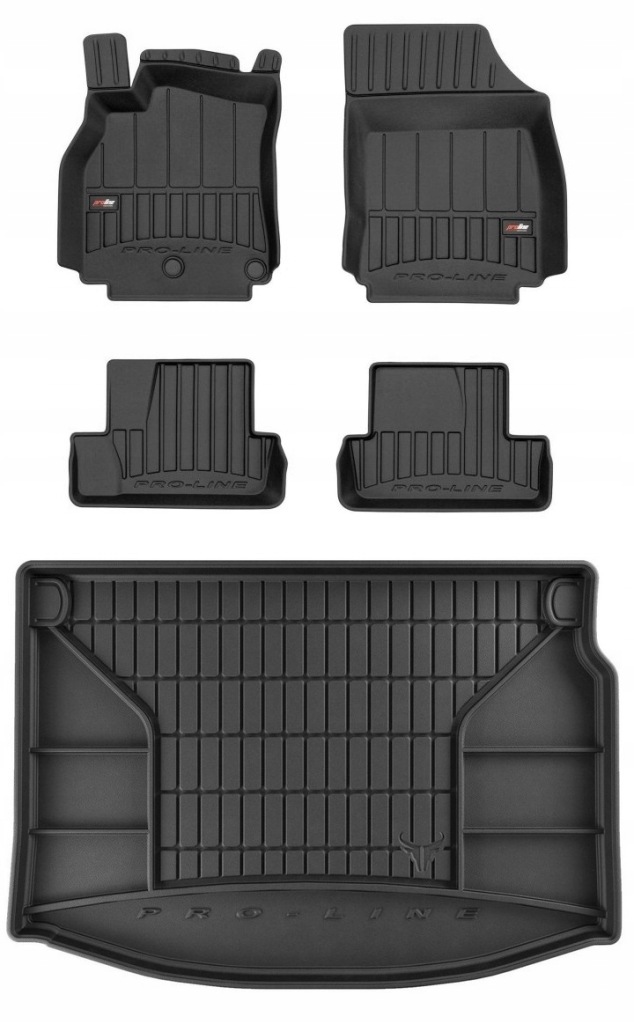 Set 3D gumové rohože Renault Megane 3 Coupe 2008-2015
