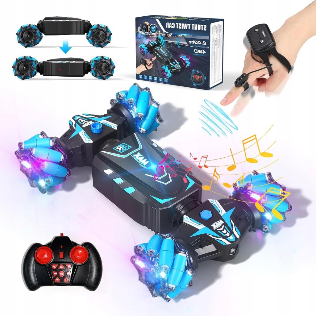 Auto Na Dálkové Ovládání Pomocí Gest 4X4 Auto Rc 2 V 1