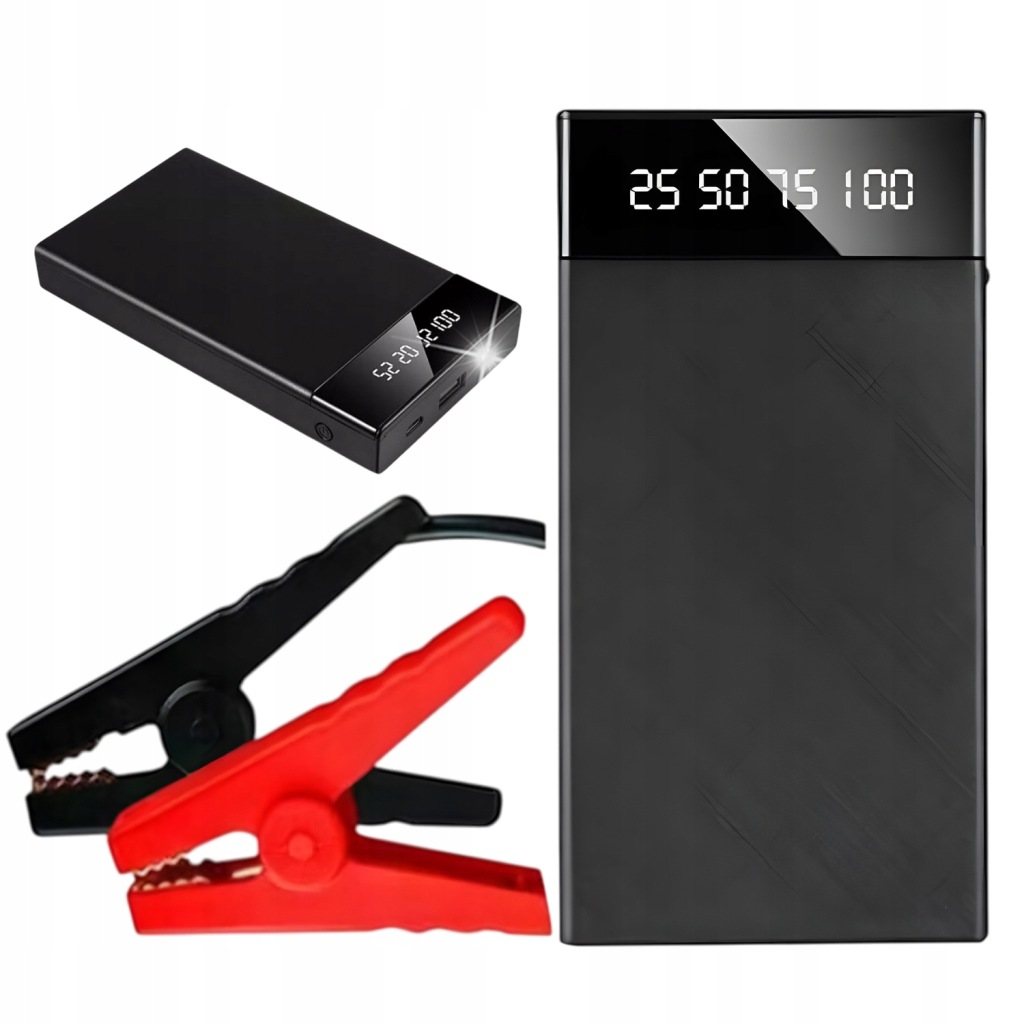Nouzový Startér 12V 10000MAH – Přenosný, Pro Auta, Suv, Power Banky