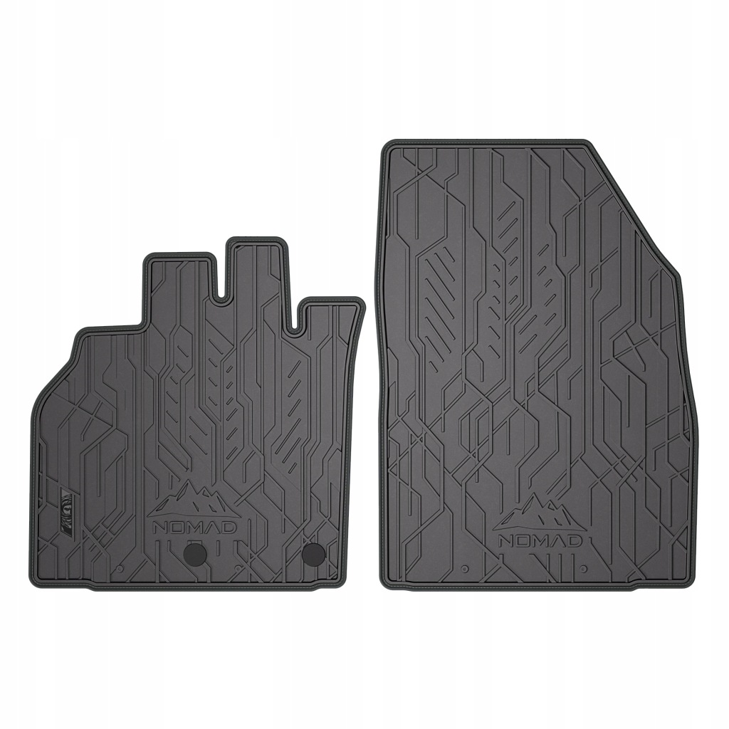 Gumové autokoberce Nomad Renault Scenic II 2003-2009 šedé