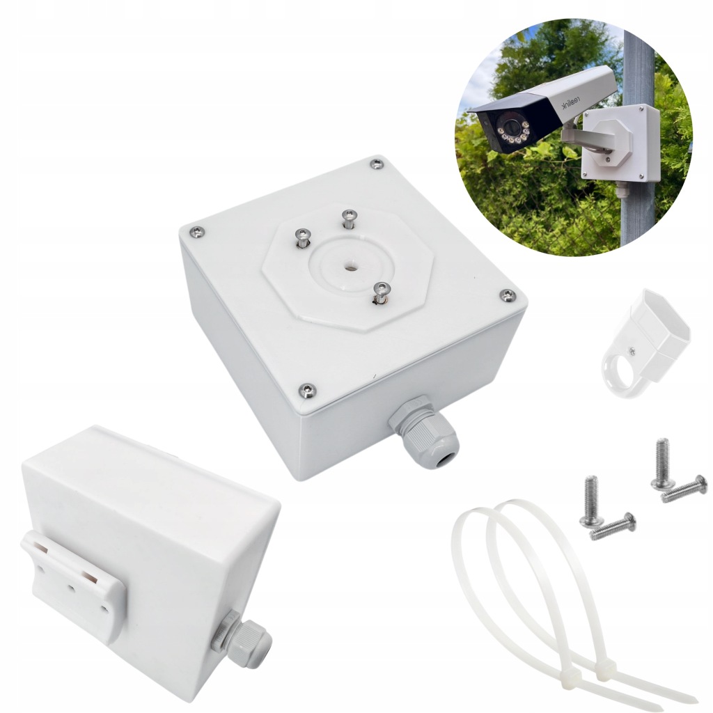 Plechovka S Těsněním Pro Kameru Reolink Duo Series P750 Žlab Nebo Sloup