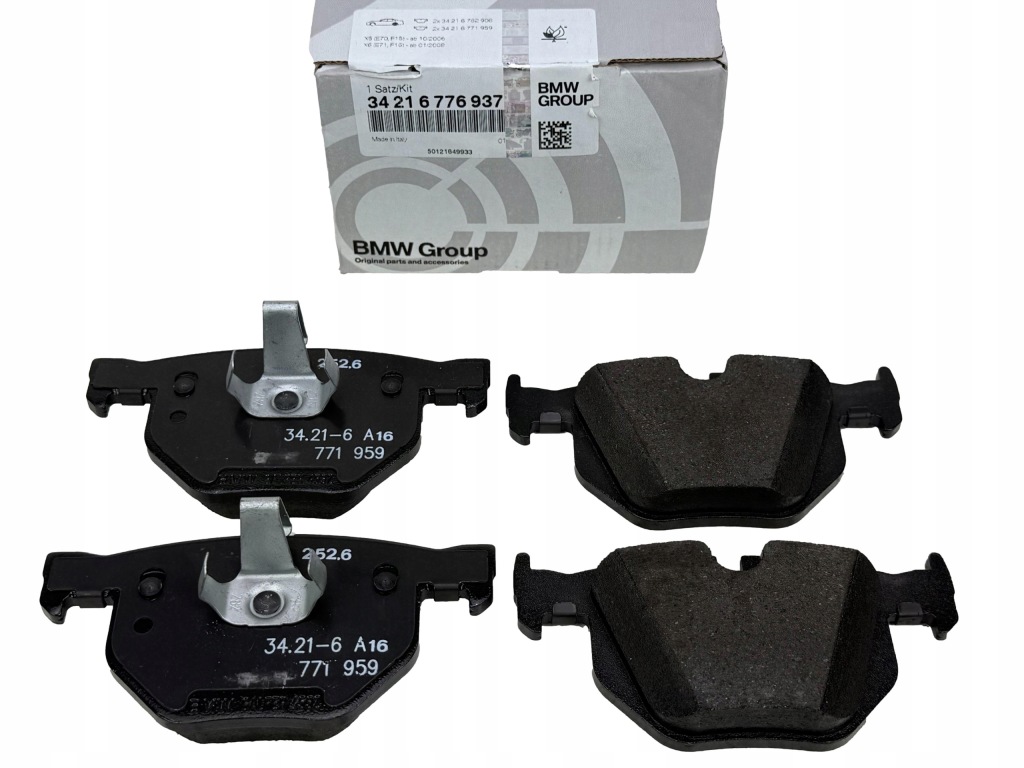 Bmw X5 F15 X6 F16 Klocki Hamulcowe Tylne Z Czujnikiem OE 34212413041 — zdjęcie 2