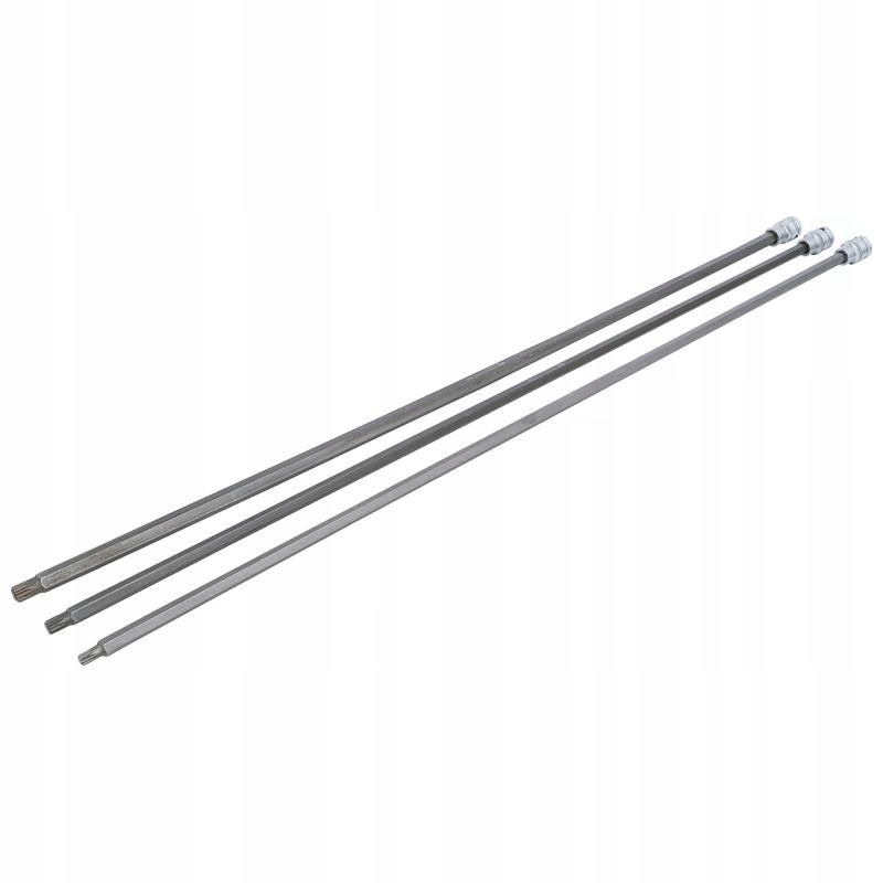 Sada 3 nástavců s bitem, délka 800 mm, 12,5 mm (1/2"), pro Vag, Bgs 4224