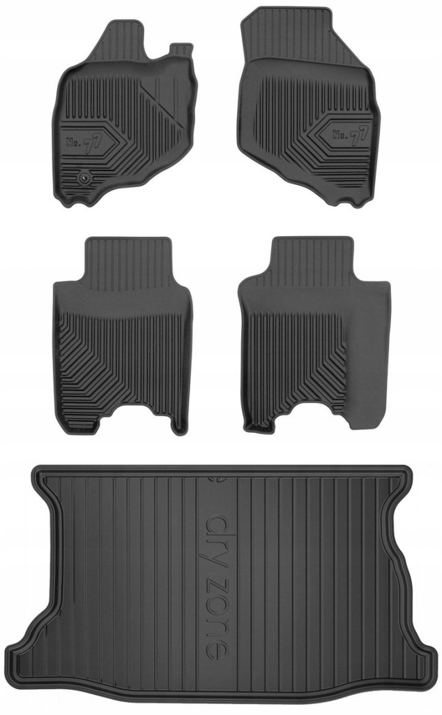 Set 77 Koberce a rohože Honda Jazz 2 Hatchback 2002-2008